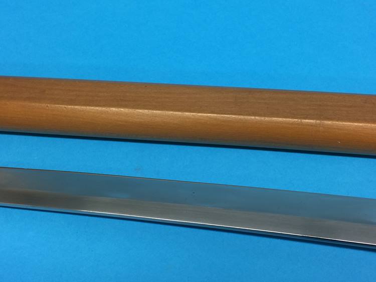 A Japanese wood mounted Wakizashi, length of blade 40.5cm - Image 5 of 8