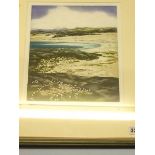 Pair, Helen Hanson, Limited edition etchings, signed in pencil, 'Western shore arising', 10/150