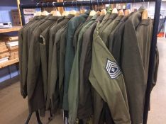 Quantity of military jackets