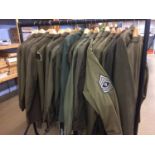 Quantity of military jackets