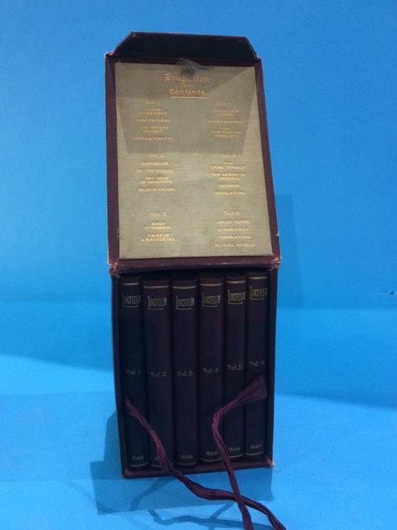 Boxed set of Longfellows works, in 6 volumes - Image 2 of 3