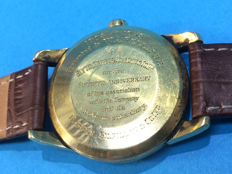 A gentleman's 18ct gold Omega Seamaster wristwatch - Image 8 of 8