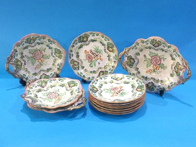 Part Victorian dinner service - Image 2 of 2