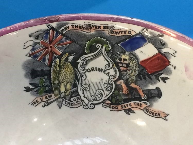 A Sunderland lustre bowl by Scotts of Southwick, with panels and verse 'The Sailors Return' - Image 3 of 15