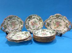 Part Victorian dinner service