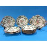 Part Victorian dinner service