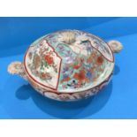 An Oriental tureen and cover
