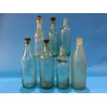 Seven glass bottles; Wilkinson Gateshead, Watson Durham, Wood and Watson Durham, Pickering