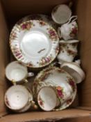 Royal Albert Old Country Roses tea set