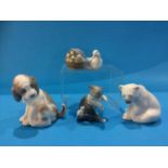 Four Lladro figures