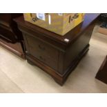 Pair of mahogany Barker and Stonehouse style bedside cabinets