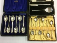 Assorted silver cutlery