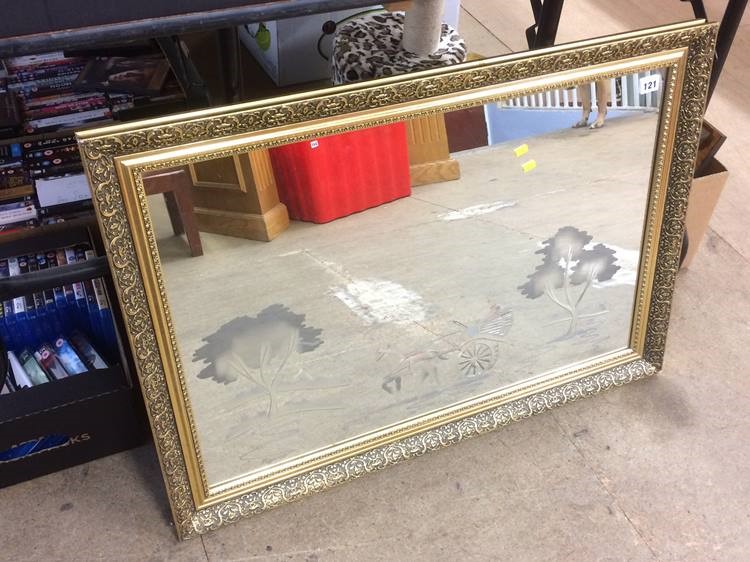 Gilt framed mirror - Image 2 of 2