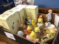 Quantity of Royal Doulton Winnie The Pooh figures