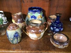 Collection of Royal Doulton stoneware