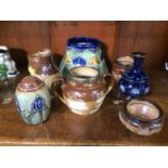 Collection of Royal Doulton stoneware