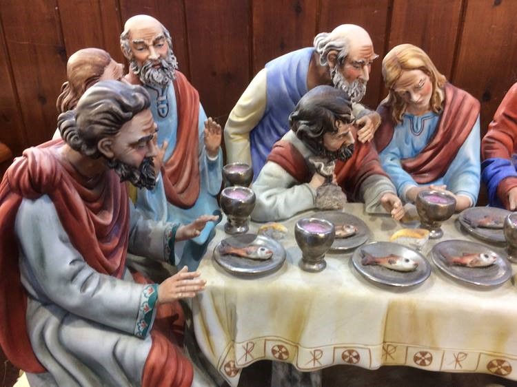 Capo Di Monte figure group 'The Last Supper' by Cortese - Image 2 of 5