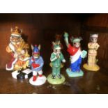 Seven Royal Doulton Bunnykins figures