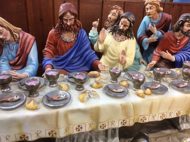 Capo Di Monte figure group 'The Last Supper' by Cortese - Image 3 of 5