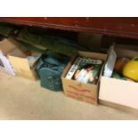 Assorted fishing tackle, magazines etc.