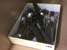 Assorted stainless steel cutlery