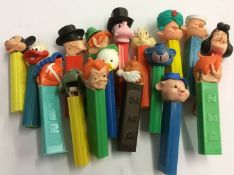 Collection of Pez dispensers