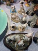 Collection of Royal Doulton Dalmatians including Cruella De Ville