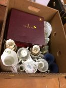 Assorted china, Aynsley etc.