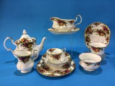 A large quantity of Royal Albert Old Country Roses tea and dinner wares