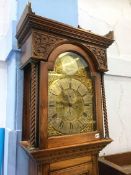 A 19th century mahogany long case clock, with eigh