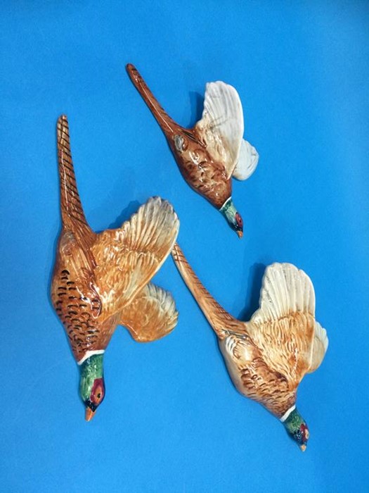 A set of three Beswick graduated Pheasants, number - Image 3 of 4