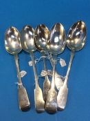 Collection of silver serving spoons etc. 399 grams