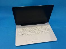 A HP laptop, sold as seen (spares/repairs)