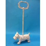 A Westie door stop