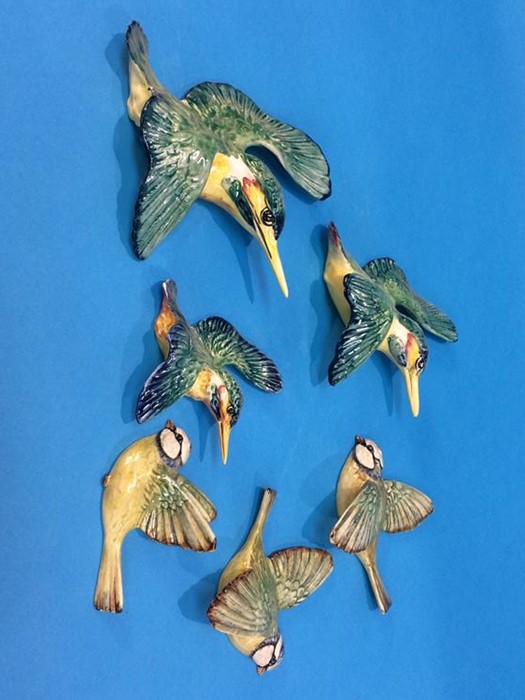 A set of three Beswick graduated Kingfishers, 729 - Image 4 of 4