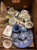 Assorted Wedgwood, Coalport etc.