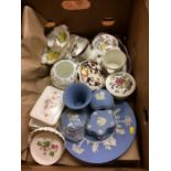 Assorted Wedgwood, Coalport etc.