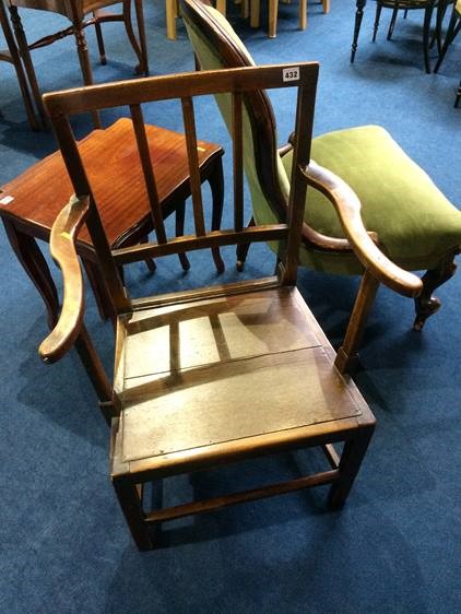 A country elbow chair