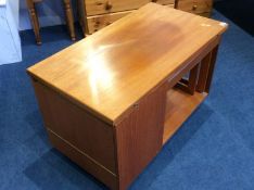 Teak folding nest of tables