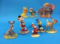 Set of eight Doulton 'Film Classic Collection'