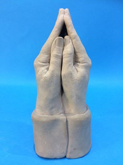 A pair of praying hands