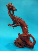 A Royal Doulton flambé 'Shenlong Dragon', BA32, li