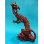 A Royal Doulton flambé 'Shenlong Dragon', BA32, li