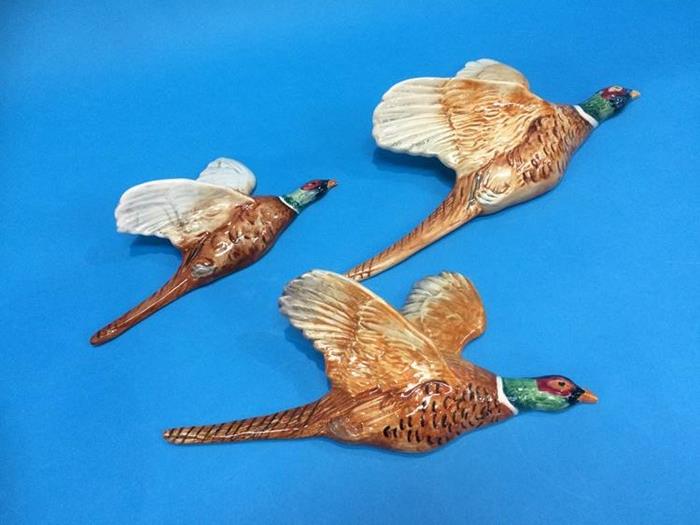 A set of three Beswick graduated Pheasants, number - Image 2 of 4