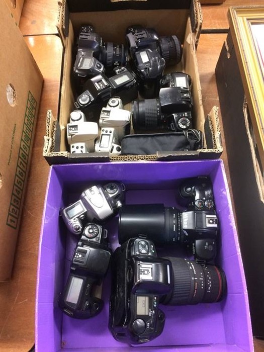 Quantity of cameras, Nikon, Cannon etc.