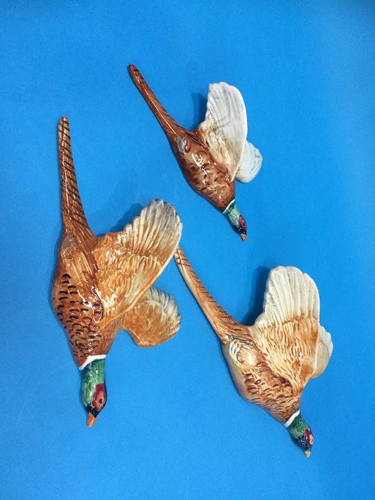 A set of three Beswick graduated Pheasants, number - Image 4 of 4