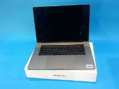 An Apple Mac Book Pro, sold as seen (spares/repairs)