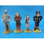 Set of four Royal Doulton 'The Wizard of Oz'