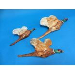 A set of three Beswick graduated Pheasants, number