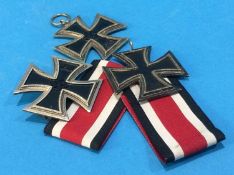 Three Iron Cross medals